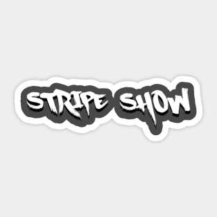 Stripe Show Sticker